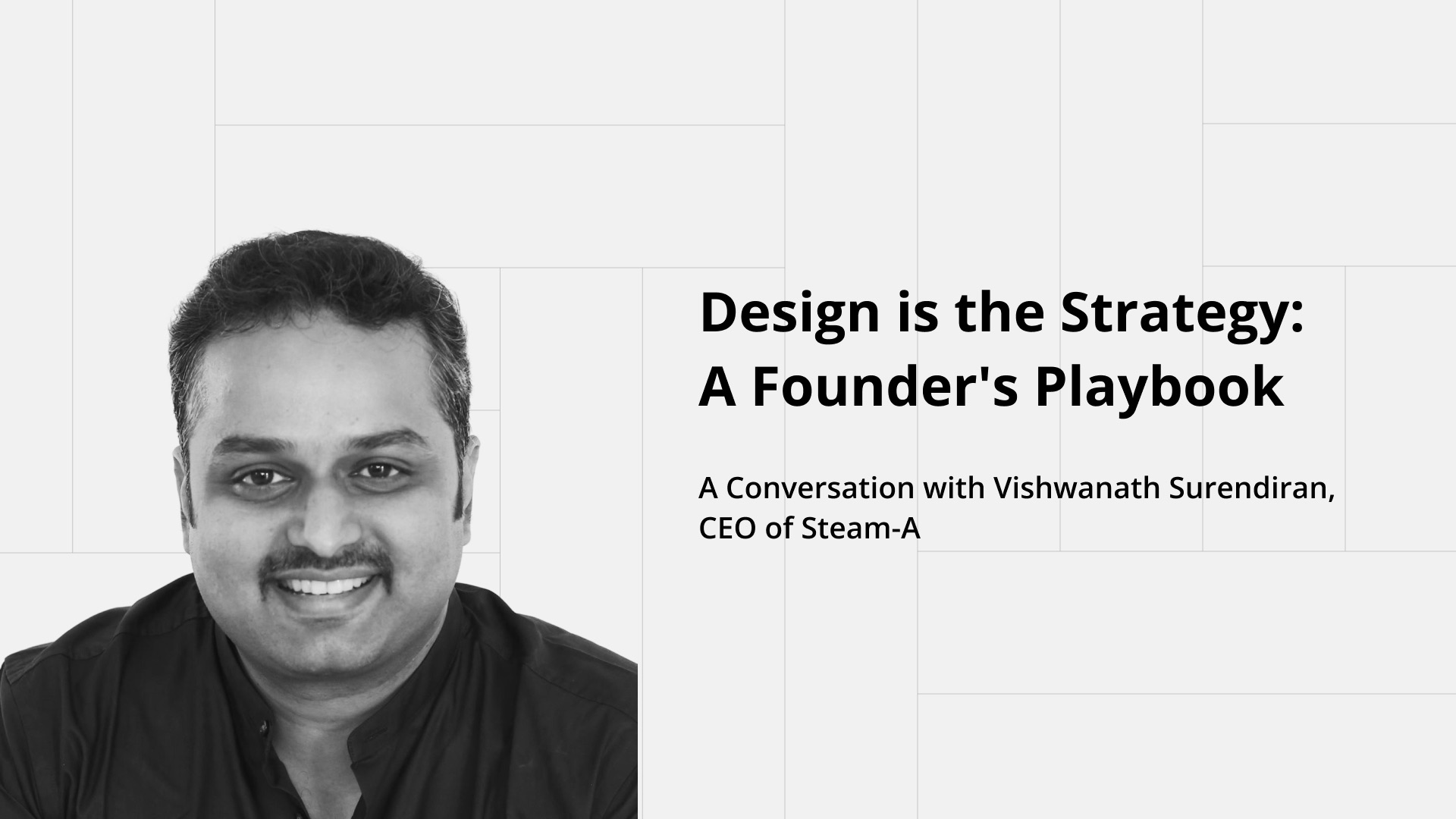 Poster for Design is the Strategy: A Founder's Playbook